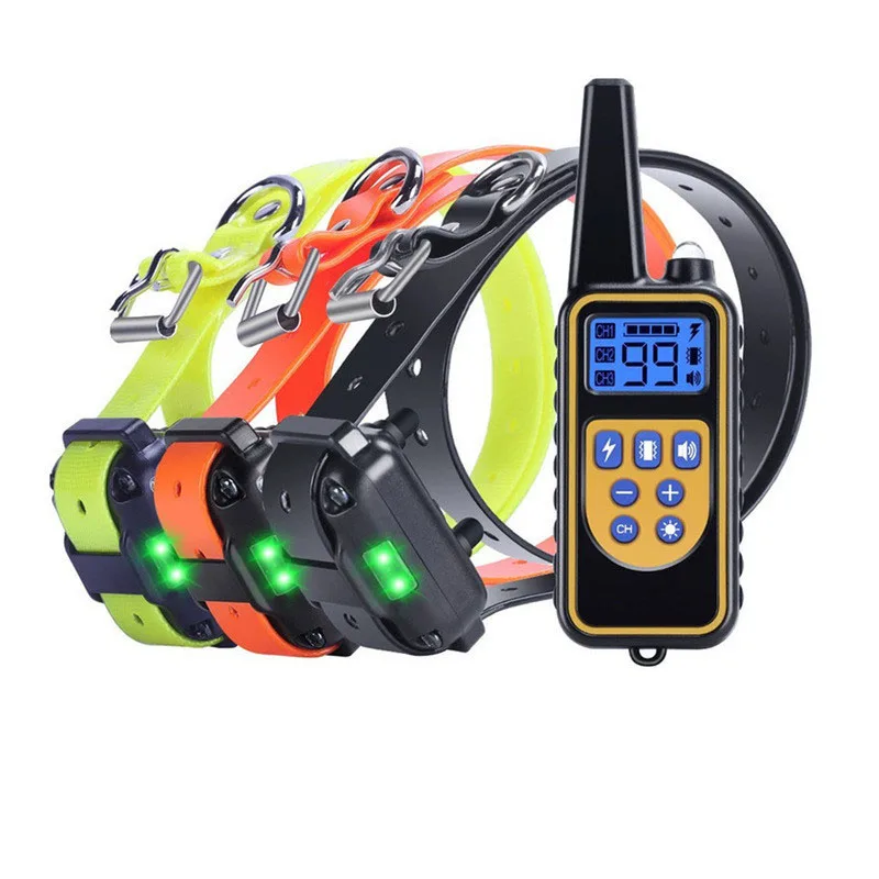 Remote Control 3 Dog Training Collars (1)