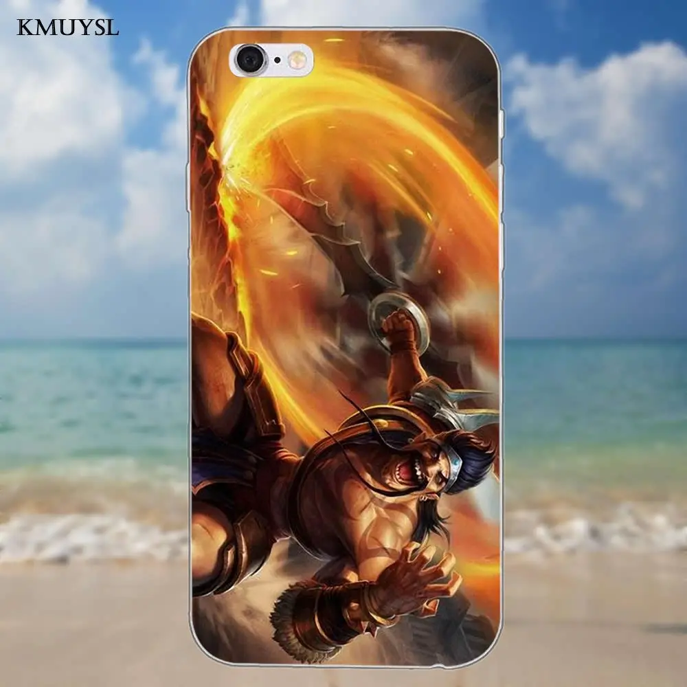 Аниме дравен лига для iPhone 4 4S 5 5C SE 6 S 7 8 Plus X Galaxy S5 S6 S7 S8 Grand Core II Prime Alpha TPU Дизайн по