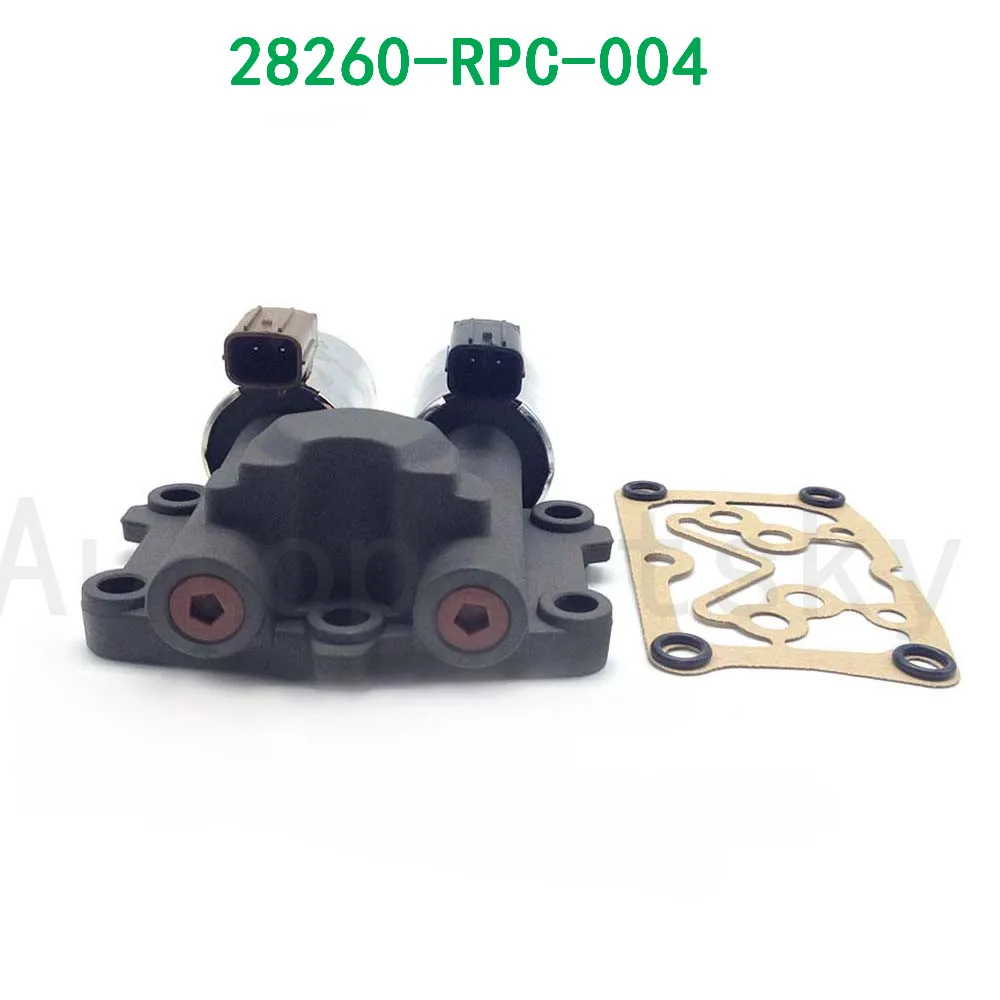 OEM 28260-RPC-004, 28260RPC004, A90428F, DFX37H передача Двойной линейный соленоид Подходит для Honda Civic 2006-2011