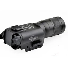 SEIGNEER Алюминий X300V тактический фонарь Softair мерцающий версии 300 люмен безошибочный X300 свет охота Пикатинни