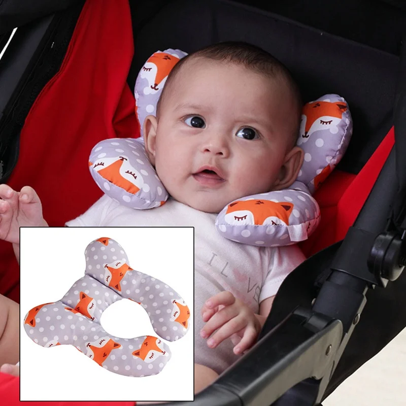 1PC Baby Anti flat Head Pillows Car Safety Seat Headrests Travel