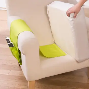 

Cheap Hanging Sofa Arm Storage Organizer Bag Household Bedside Couch TV Remote Control Holder Arm Chair Pockets