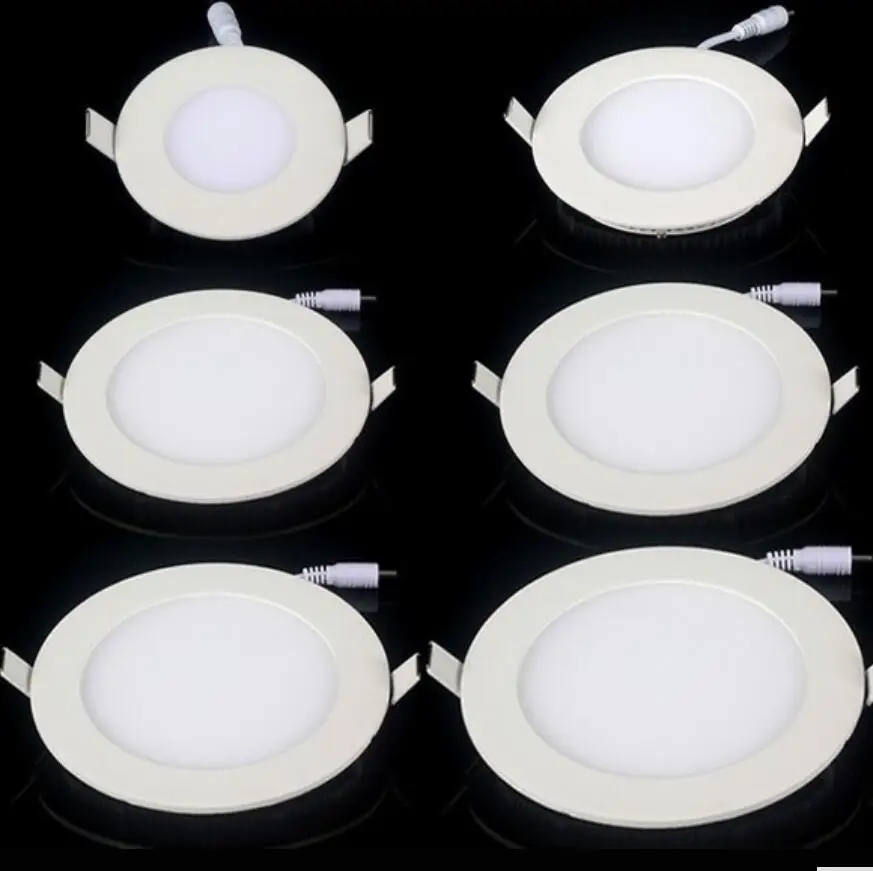 

Round LED Panel Light Warm White/White/Cold White 3w 4w 6w 9w 12w 15w 25w Recessed LED Ceiling Downlight light