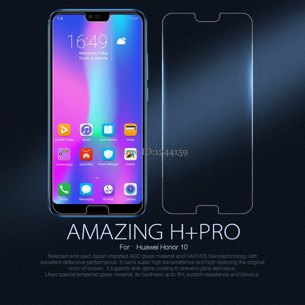 Закаленное стекло Nillkin Amazing H& H+ Pro для huawei Honor 10, Защитная пленка для экрана