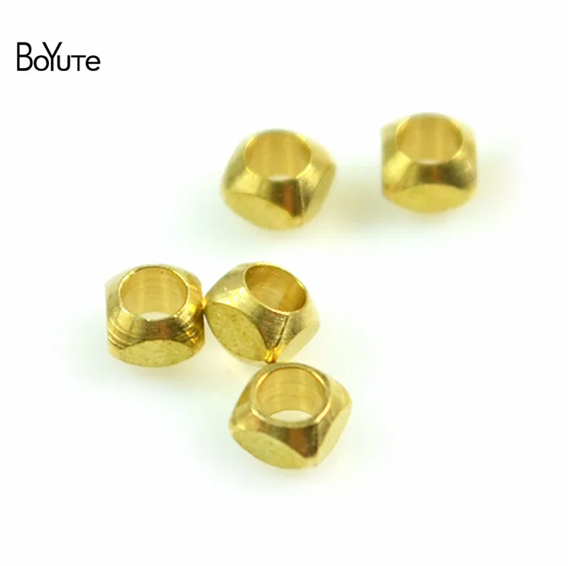 BoYuTe 200Pcs 32.3MM 42.8MM Metal Brass Square Shape Nepal Prayer Beads Diy Hand Made Beads Jewelry Making (4)