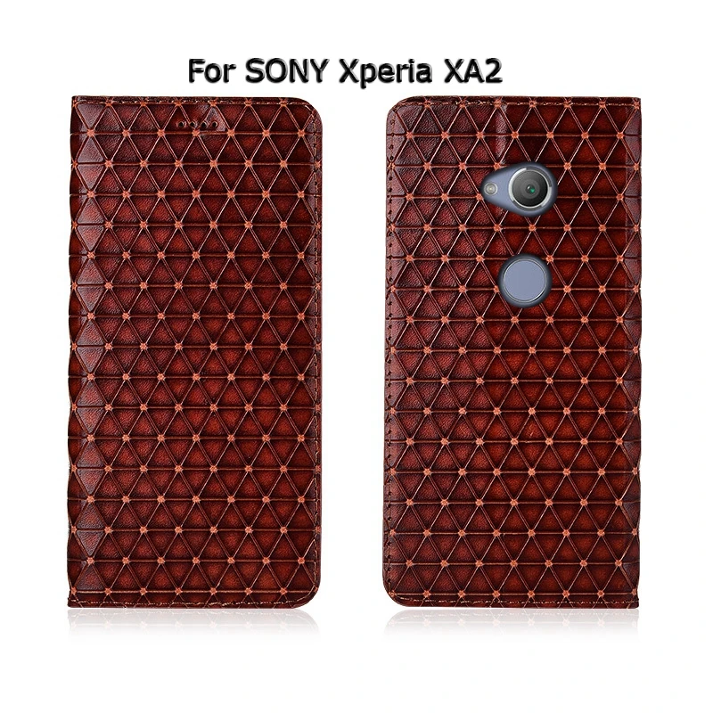 Модный флип-чехол для телефона с подставкой, чехол для sony Xperia XA1 XA2 XA3 Plus, ультра натуральная коровья кожа, дизайнерский чехол для телефона