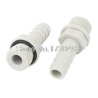 

2Pcs 1/4 BSP Male Thread Pipe Fitting to 8mm Barb Hose Tail Connector