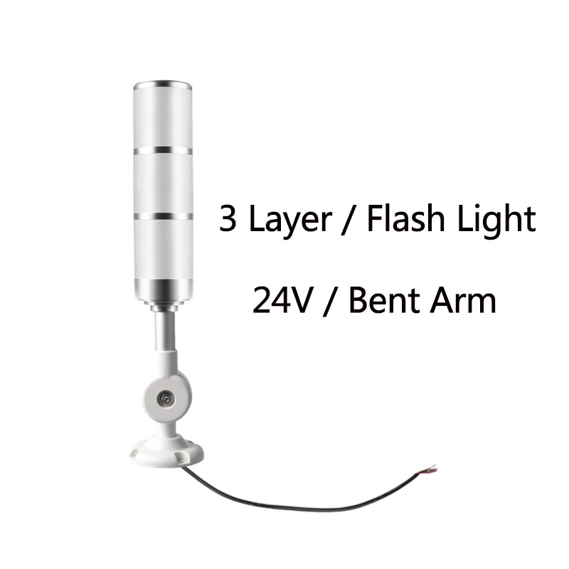 Машина светильник Led 3 цвета индикатор светильник 24V 220V Предупреждение светильник машина мастерской сигнальный зуммер сигнализации осторожно звук светильник сигнализации - Цвет: D