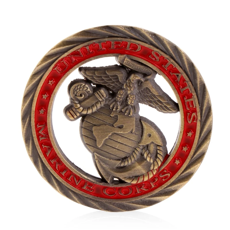 Американский США Marines памятная монета Медь коллекция из цинкового сплава, цинковый сплав