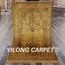 YILONG 3'x5' персидкий шелковый ковер под старину золотое дерево жизни ковер(YHW34GAB3x5