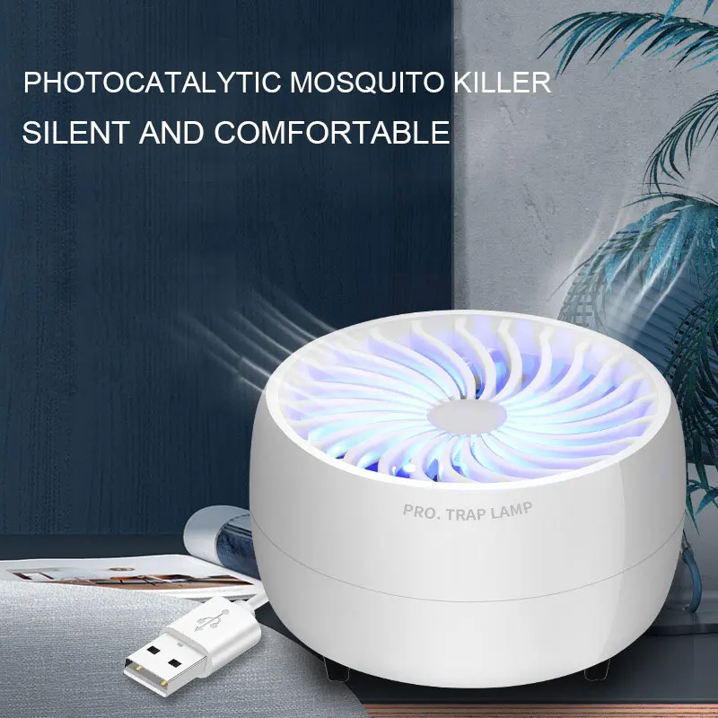 

DC5V 5W Mosquito Killer USB Power Electric Home Bug Zapper UV LED Night Light Insect Trap Lamp Anti-mosquito Pest Repeller DA