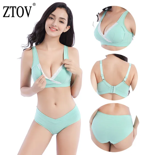 US $7.99 ZTOV Maternity Underwear brapanty Briefs Nursing bra For Feeding Pregnant Women Sports Sleep Breas