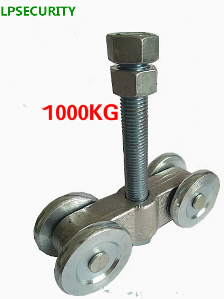 

LPSECURITY 1000kg loading industrial sliding gate opener door upper wheel roller pulley for steel wooden gate door