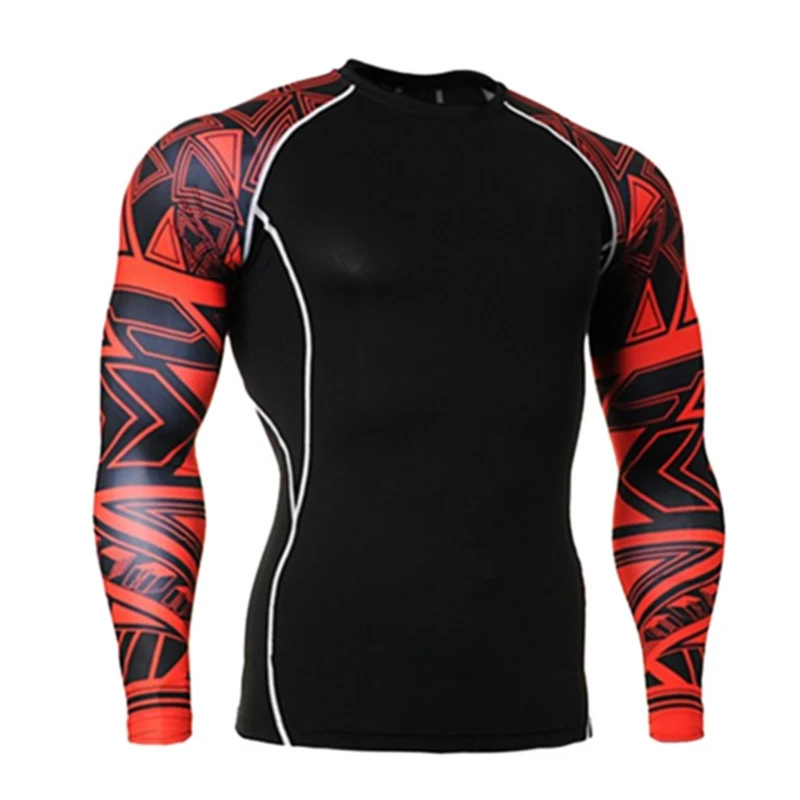 Download 2018 Men Cycling Base Layer Sports Quick Dry Long Sleeve ...