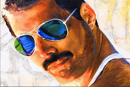 5D алмазная живопись полная квадратная/круглая Алмазная вышивка Freddie Mercury Стразы мозаичная вышивка крестиком украшение подарок C420 - Цвет: Лиловый