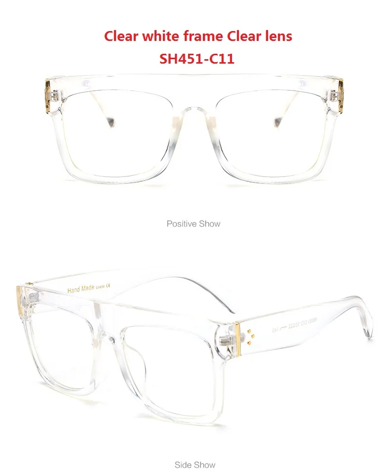 SOZO TU модный тренд высокого качества большая оправа для женщин и мужчин солнцезащитные очки Брендовые дизайнерские винтажные красивые элегантные солнцезащитные очки UV400-Proof - Цвет линз: SH451-C11