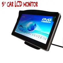 5 «дюймовый Цветной монитор автомобиля TFT LCD ЦВЕТНОЙ видео dvd-плеер автомобиля авто аудио для Автомобиля камера Заднего Вида видео