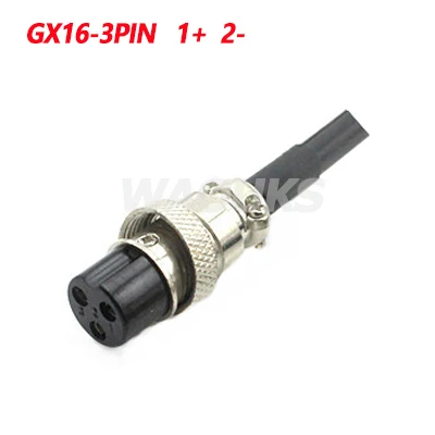 3P GX16 58,8 V 5A электрическая тачка зарядное устройство для 14S 48v 51,8 V Lipo/LiMn2O4/LiCoO2 батарея заряда - Цвет: 3P GX16