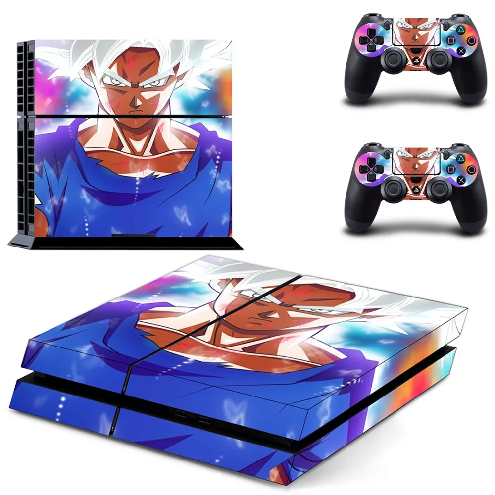 Наклейка Dragon Ball Super Broly Goku PS4 Виниловая наклейка для консоли Sony Playstation 4 и 2