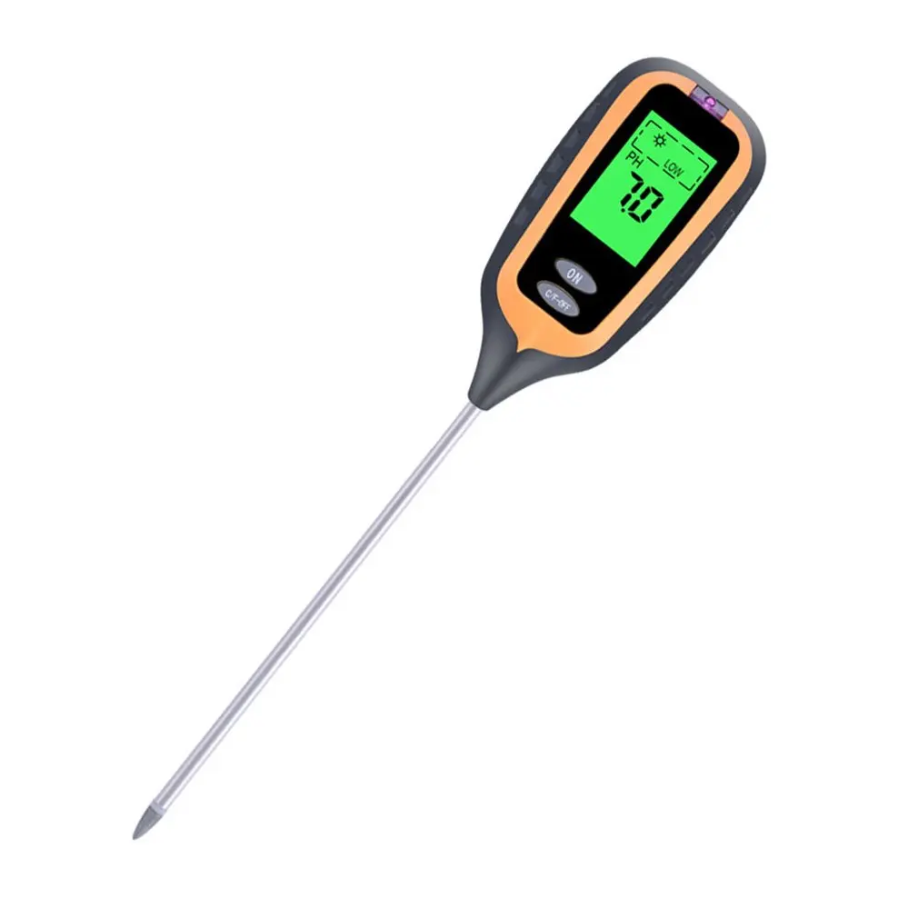 

4 in 1 Soil Water Moisture Temperature Light Analized Test Meter PH Tester Detector Plant PH Meters for Garden / Farm / Lawn