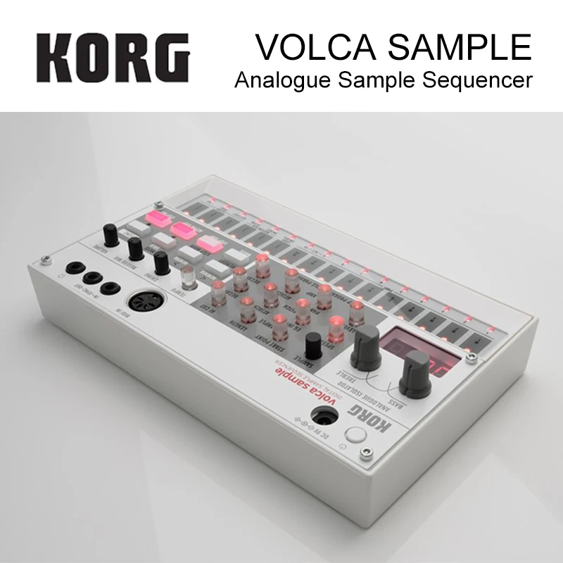 Korg Volca образец воспроизведения Ритм машина Tweak, Play и Sequence образцы Volca стиль