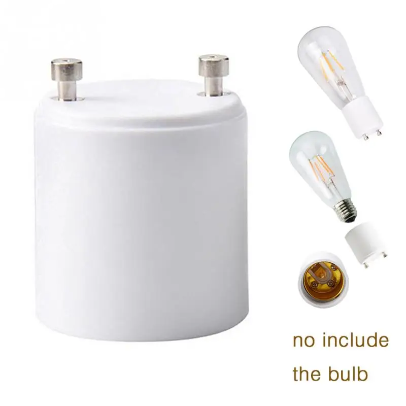 

GU24 to E26/E27 Adapter High Wattage Heat Resistant Converts GU24 Pin Base Fixture to E26/E27 Standard Screw-in Socket