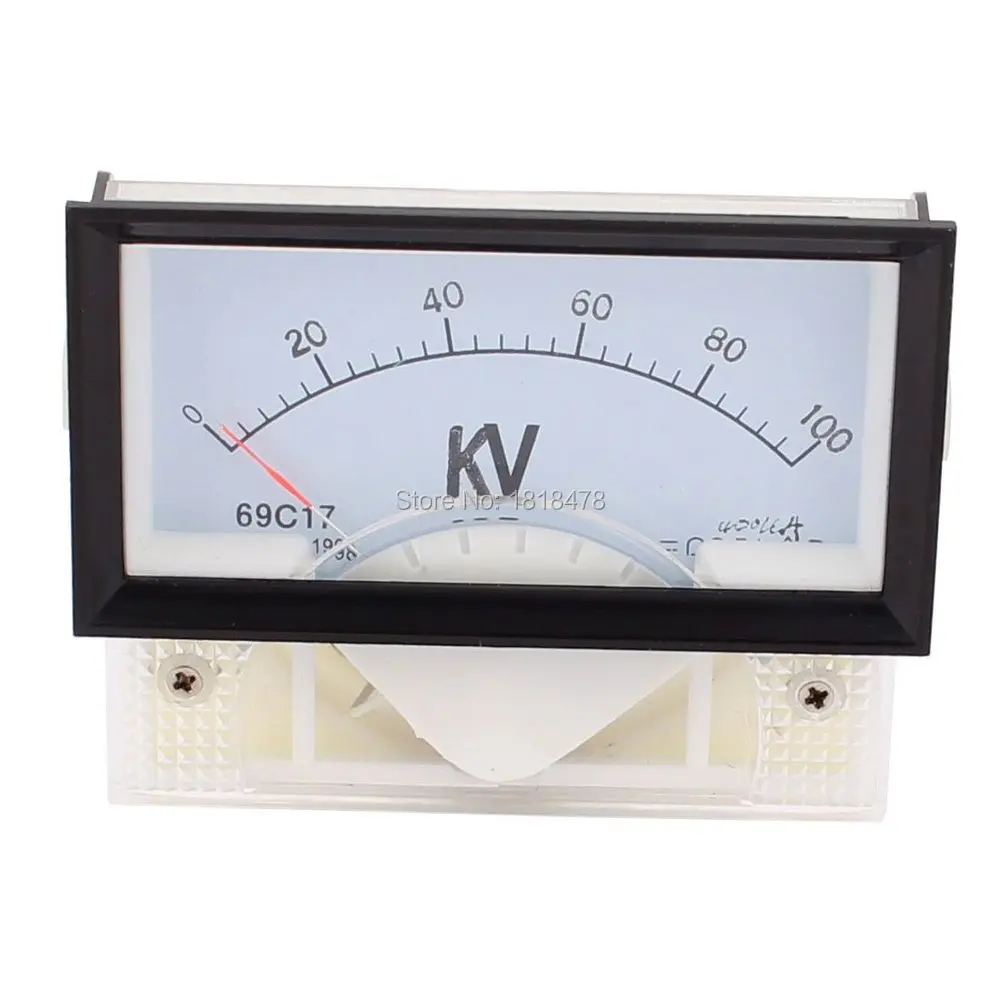 OUTIL MESURE TABLEAU Bord Analogique Voltmètre DC 0 - 100V Gamme De Mesure EUR 11,51 - FR