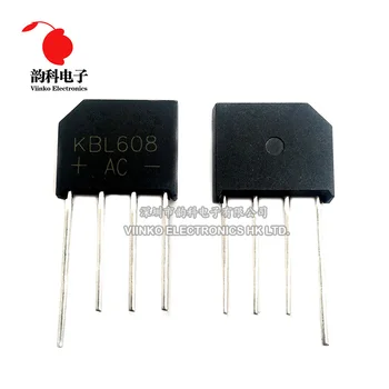 

5PCS KBL608 KBL-608 6A 800V Diode Bridge Rectifier