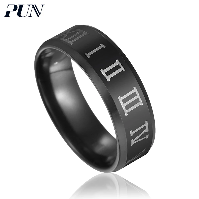Pun Digital Buku Buku Jari Jari Pria Suasana Hati Tungsten Cincin Vintage Hitam Punk Rings Untuk Pria Stainless Steel Perhiasan Aksesoris Rings Aliexpress
