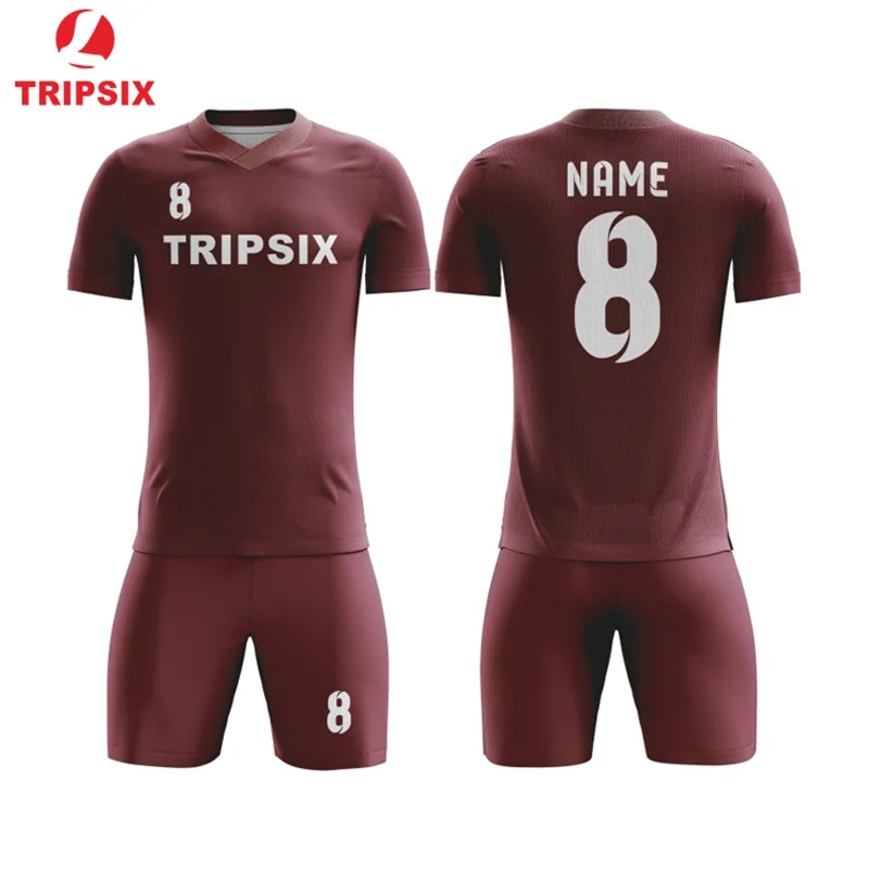 Полиэстер спортивная одежда футбольное Джерси на заказ топы с полосками, персонализированные логотип команды номер Футбольная форма рубашка