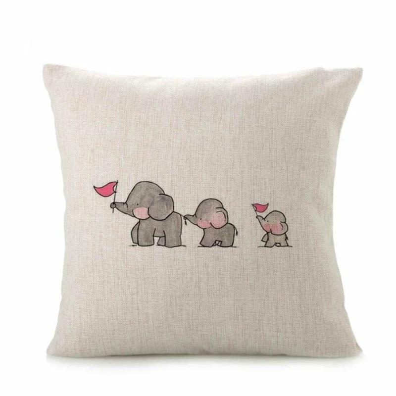 Ouneed милое животное панда Coussins Decoratif Подушка с узором в виде квадратов Чехлы для подушек домашняя талия 43 см* 43 см 9 цветов