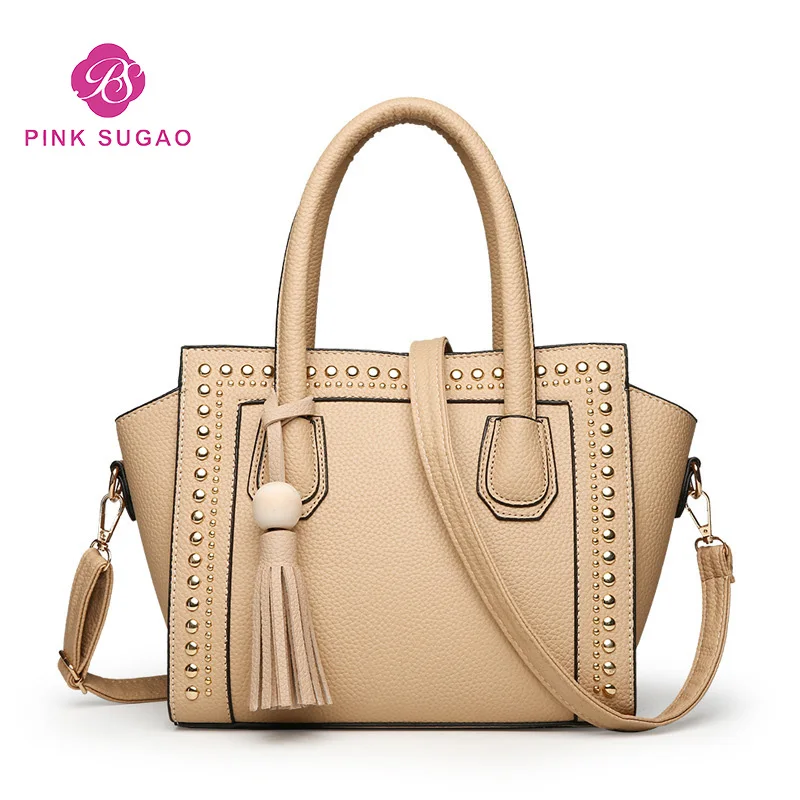 

Pink sugao designer women handbags luxury new fashion leather shoulder bags famous brand crossbody bags large capacity tote bags