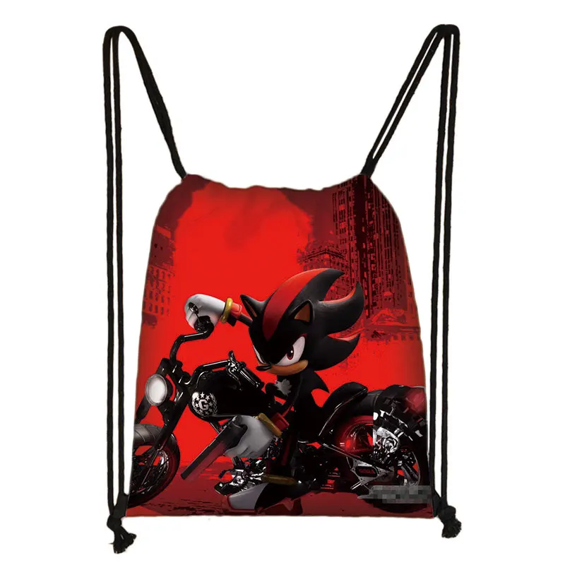 006 Mario Sonic Boom Hedgehogs 3D Drawstring Bag Printing Backpack Daily Casual Boys Girls knapsack Drawstring Bags - Цвет: 006