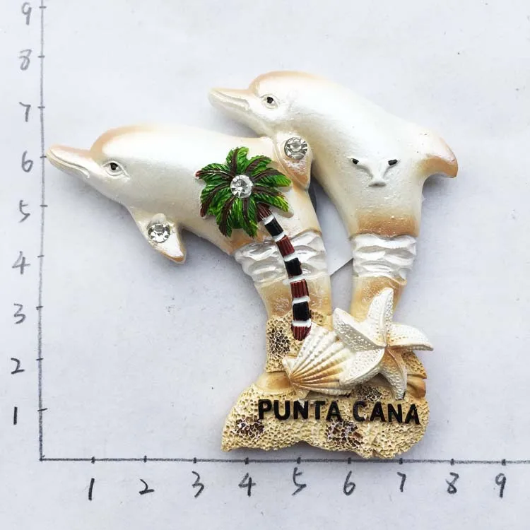 Лидер продаж Dominican Punta Cana Ара Багамский национальный танец 3D магниты на холодильник сувениры для туристов холодильник магнитные наклейки