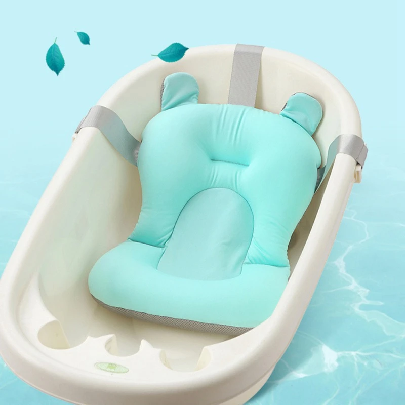 

Baby Bath Turbs Portable Air Cushion Bed Babies Infant Baby Bath Pad Non-Slip Bathtub Mat Safety Security Bath Seat Support