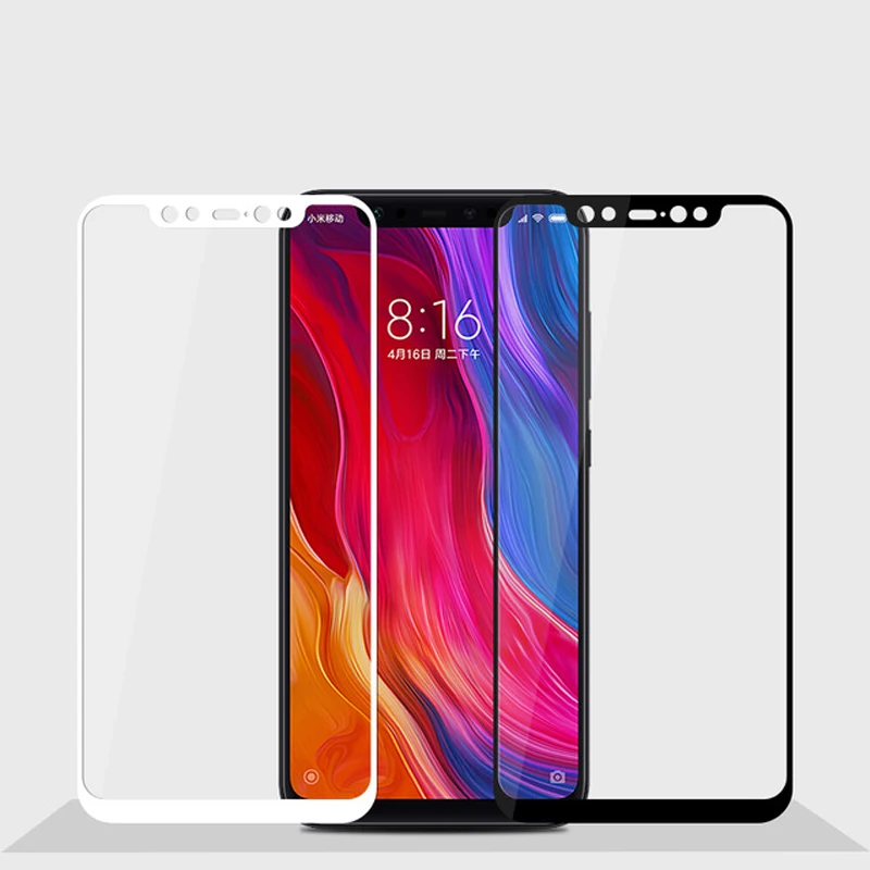 3D закаленное стекло для Xiaomi Mi 8 Pro двойной дисплей полное покрытие защитная пленка