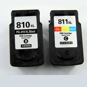 

2PK Black Tri-Colour Ink Cartridge PG810 810XL CL811 811XL Compatible For Canon PIXMA MP268 MP276 MP287 MP486 MP496 MP497