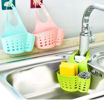 

Portable Home Kitchen Hanging Drain Bag Basket Bath Storage Tool Sink Holder Escorredor Louca Soap Holder Bathroom