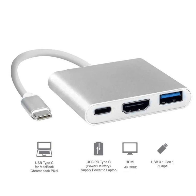 Mosible USB C концентратор HDMI для Macbook Pro/Air Thunderbolt 3 usb type C док-адаптер Поддержка samsung Dex режим с PD USB 3,0