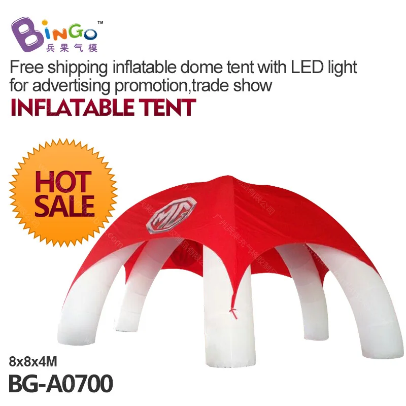 

inflatable dome tent with LED light for advertising promotion,trade show,logo can be customized toy tent