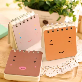 

Kawaii Korean Stationery Expression Notebook Creative Notepad Business Diary Office Student Portable