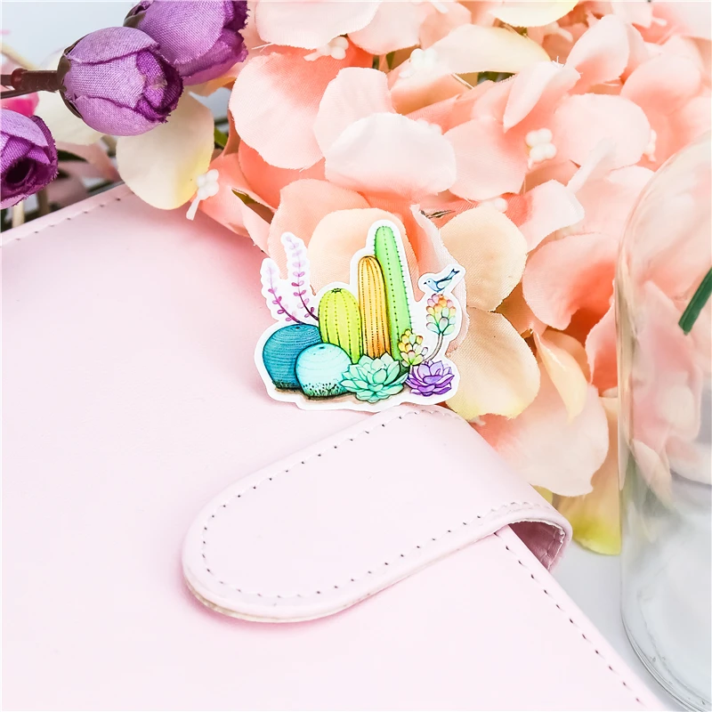 32 шт./ суккулентных растений канцелярские наклейки пакет Post It Kawaii планировщик diy Скрапбукинг памятки стикеры школьные принадлежности