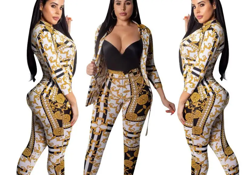 

Two Piece Set Women Tracksuits Autumn Spring Long Sleeve Button Up Shirt And Pant Ladies Boho Sweat Suit