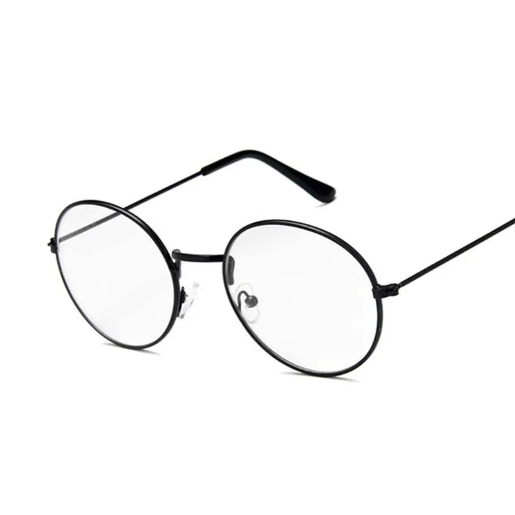 Винтажные круглые зеркальные солнцезащитные очки маленького размера для женщин, фирменный дизайн, металлическая оправа, женские солнцезащитные очки, стильные ретро очки - Цвет линз: Black