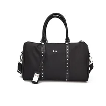 Новые высококачественные мужские дорожные сумки модные женские сумки большой емкости винтажные заклепки PU кожаная сумка Горячая водонепроницаемая сумка