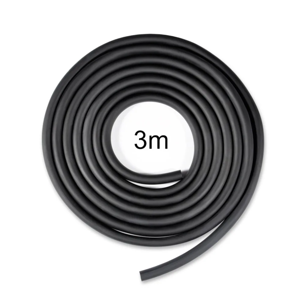 

6*9mm black Natural Latex Rubber Band Fitness Muscles Rally Exercise Outdoor Slingshot Catapult