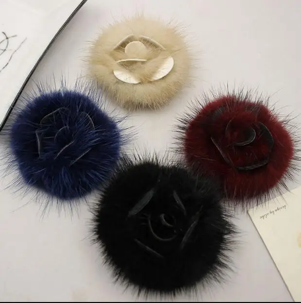 (1 pair/lot) fashionable and high grade pasted mink fur ball shoes