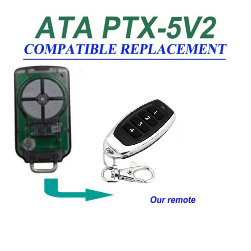 

ATA PTX-5 V1 Triocode compatible garage door remote high quality replacement remote control free shipping