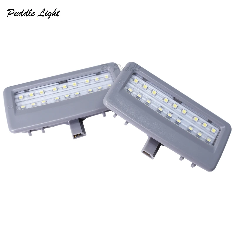 

2X Gray LED vanity mirror lamp For BMW F10 F11 F07 F01 F02 F03 Led reading lights bulbs Car-styling auto parts
