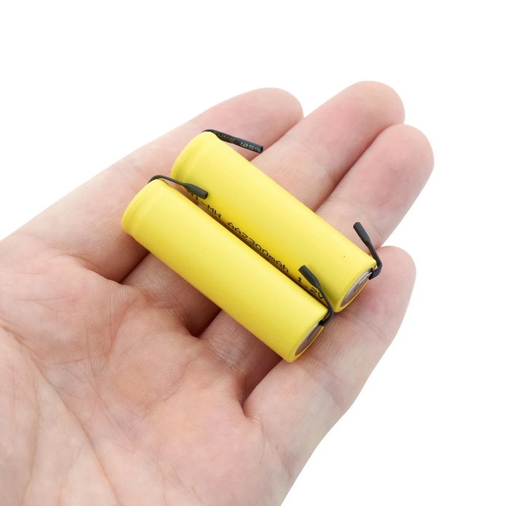 Никель-металл-гидридные батареи AA 1,2 V 2300mAh литиевые аккумуляторные батареи для сварки никелевые листовые батареи для игрушечного фонарика